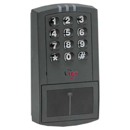 Linear prox.pad plus Integrated Proximity Reader and Controller with Keypad, Dark Gray