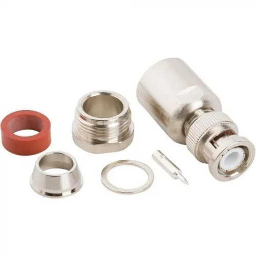 Amphenol RF 000-6775 UG-959/U BNC Straight Clamp Plug for RG-8 Coaxial Cable