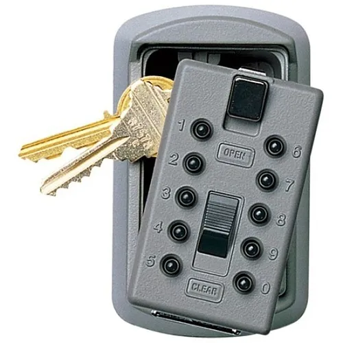 Kidde 001193 KeySafe Original 2-Key Slimline, Push Button, Titanium