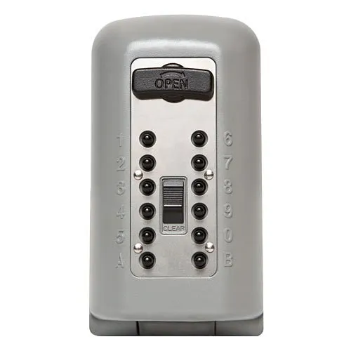 Kidde 002047 Keysafe P500 Push Button with Cover, Titanium