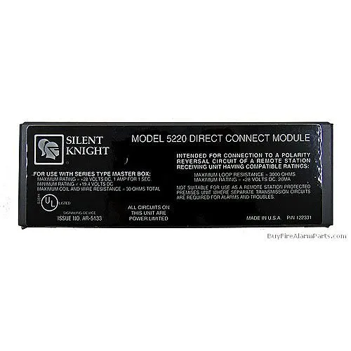 Silent Knight 5220 Direct Connect Module