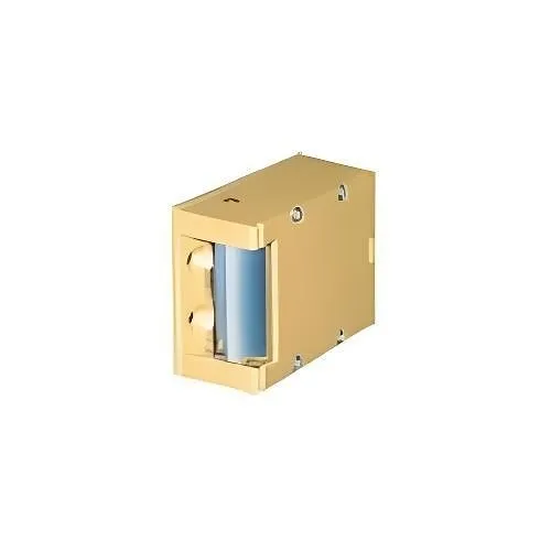 Trine 006-8-16VAC/4-6VDC Electric Strike, 8-16VAC/4-6VDC, Fail Secure, 2-1/8" x 1-3/16", Surface Mounted, Brass Powder Coated