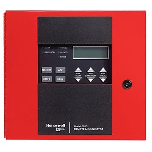 Silent Knight 006855 Silent Knight 6855 Remote Compact LCD Fire Annunciator, mimics the Fire Alarm Control Panel Display
