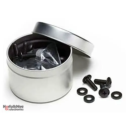 Kendall Howard 0100-1-011-03 Rack Mounting Hardware Screws with Washers, 50-Piece