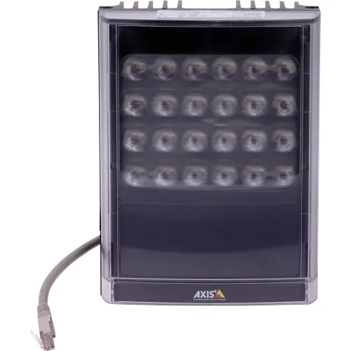 AXIS T90D30 PoE High-Performance Infrared LED Illuminator, Pre-Mounted 10° Diverging Lens, Black