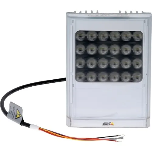 AXIS T90D35 High-Performance White LED Illuminator, Pre-Mounted 10° Diverging Lens, Black