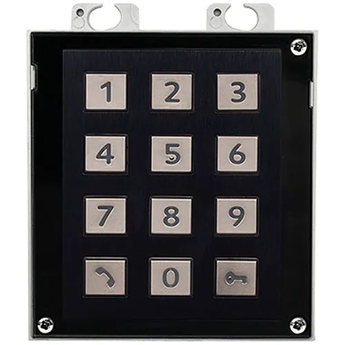 2N 01254-001 Keypad Module for IP Verso and LTE Verso, Numeric, Black