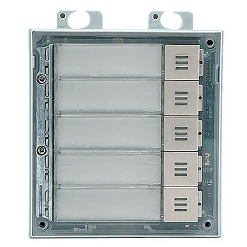 2N 01258-001 5-Buttons Module, Quick Dial Buttons for IP Verso and LTE Verso