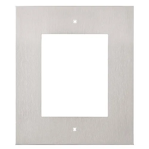 2N 01278-001 IP Verso and LTE Verso 1-Module Frame, In Wall Flush Mount, Nickel