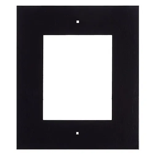 2N 01279-001 IP Verso and LTE Verso 1-Module Frame, In Wall Flush Mount, Black