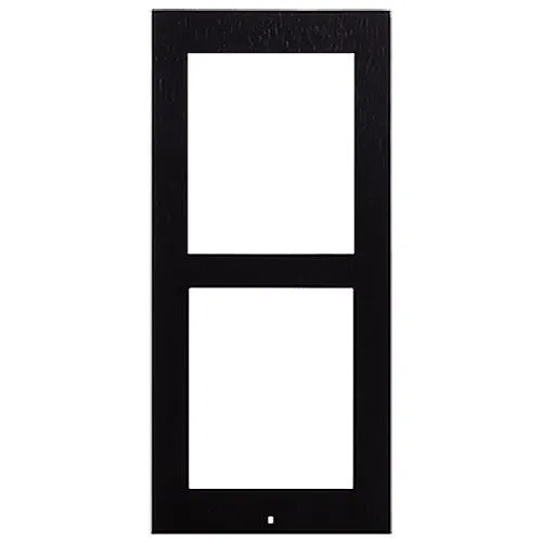 2N 01290-001 IP Verso and LTE Verso 2-Module Frame, Surface Mount, Black