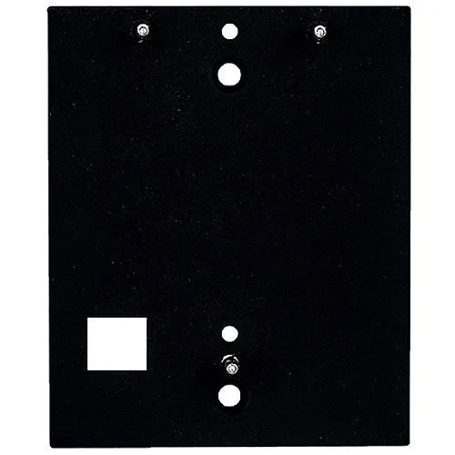 2N 01293-001 IP and LTE Verso 1-Module Backplate, Black