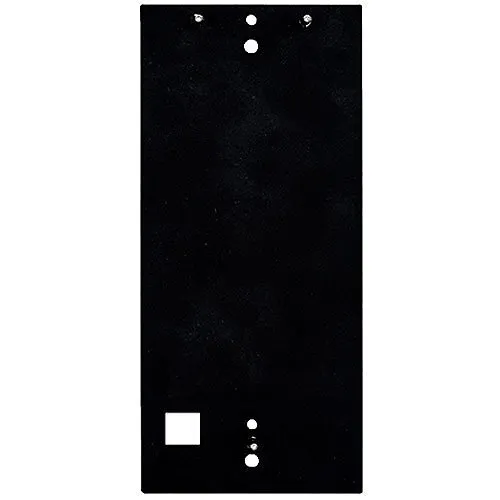 2N 01294-001 IP and LTE Verso 2-Module Backplate, Black