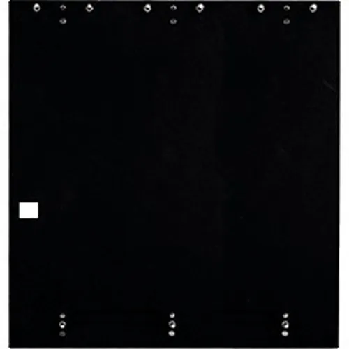 2N 01299-001 IP and LTE Verso 3 x 3 Module Backplate, Black
