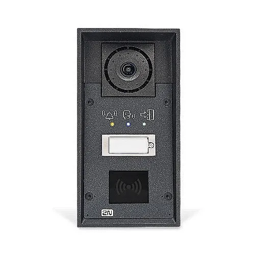 2N 01334-001 IP force 1-Button, HD Camera, Pictograms, Reader Ready, Durable IP Intercom