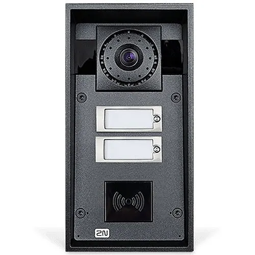 2N 01340-001 IP force 2-Buttons, HD Camera, Reader Ready, Durable IP Intercom