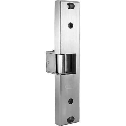 RCI 0161 0 Series 3/4" Semi-Mortise Rim Strike, Fail-Secure, 1,500lbf Static, 12VAC/VDC, Brushed Stainless Steel