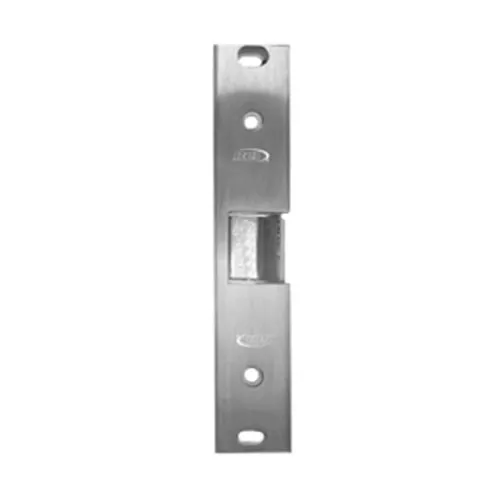 RCI 0161 0 Series 3/4" Semi-Mortise Rim Strike, Fail-Secure, 1,500lbf Static, 24VAC/VDC, Brushed Stainless Steel
