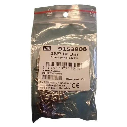 2N 01867-001 IP Uni Front Panel Screws, 20-Pack