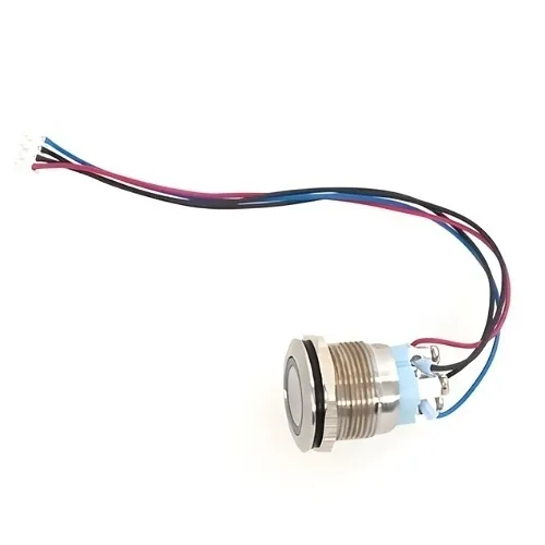 2N 01869-001 IP Safety Button, 19mm diameter, Blue