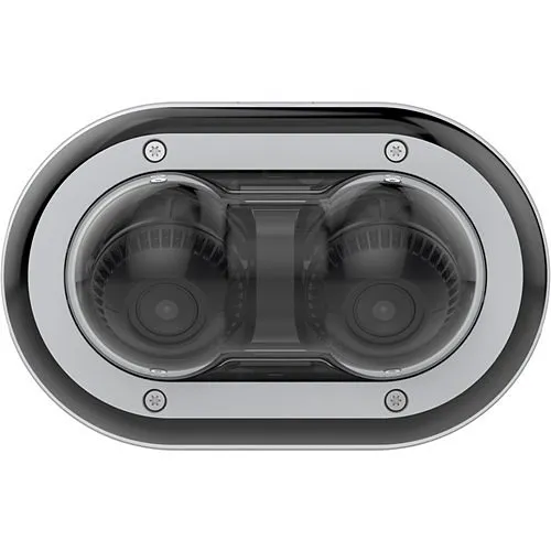 AXIS P3715-PLVE P37 Series 2x2MP Outdoor Vandal Resistant Panoramic 360� Fixed Dome IR WDR IP Camera, 3-6mm Varifocal Lens