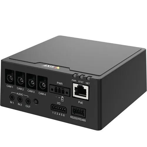 AXIS F9114 Series 2MP 4-channel Main Unit with Audio and I/O, Compatible with 2nd Generation Sensors and Cables