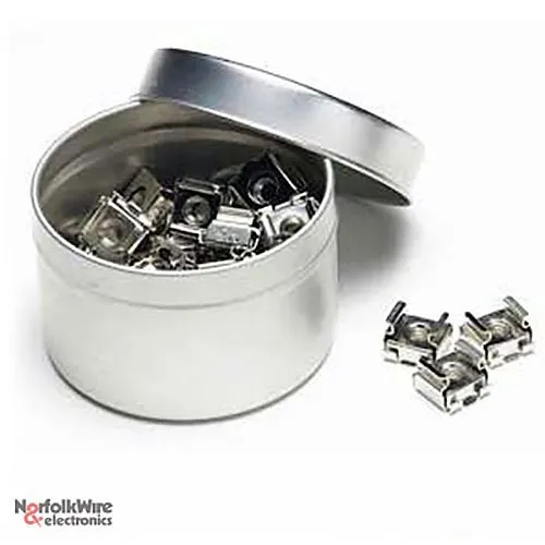 Kendall Howard 0200-1-001-03 Cage Nuts, 50-Piece