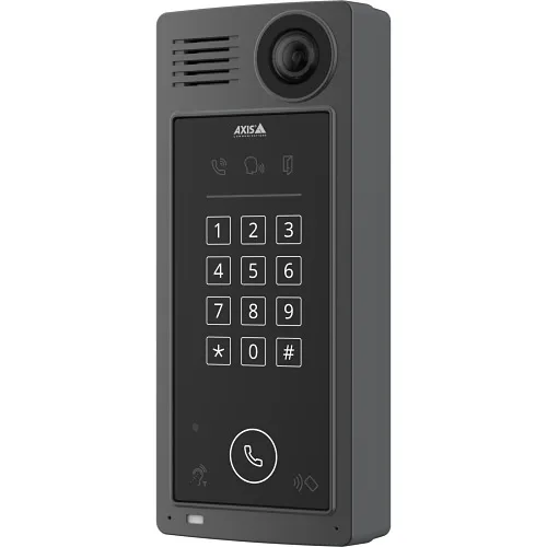 AXIS A8207-VE Mk II 6MP IP Network Video Door Station with Integrated RFID Reader and Keyboard