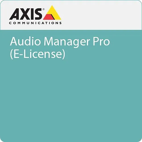 AXIS 02062-001 Audio Manager Pro Series Management Software eLicense