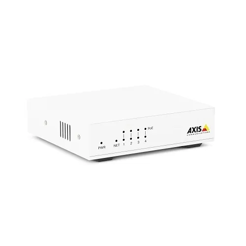 AXIS D8004 4-Channel Unmanaged PoE Switch with 60W PoE Power Budget