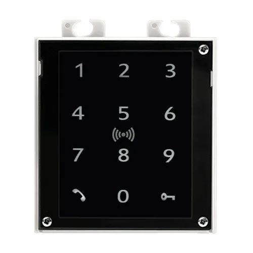 2N 02443-001 Touch Keypad with Secured RFID Reader Module, 125 KHz, 13.56 MHz