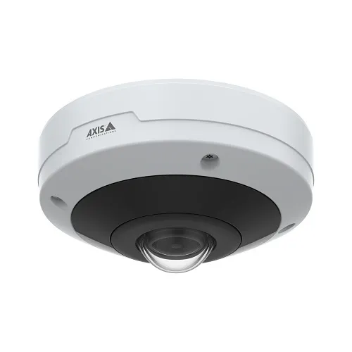 AXIS M4318-PLVE 12MP Outdoor IR Panoramic Mini Dome IP Camera, 1.3mm Fixed Lens, White (Replaces M3058-PLVE)