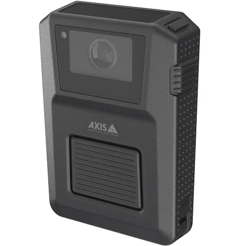 AXIS W120 Body Worn Camera, 2.3mm Lens, 5-Pack, Black