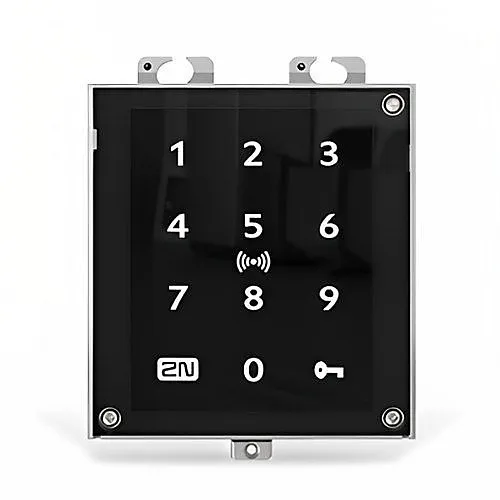 2N 02775-001 Access Unit 2.0 Touch Keypad and RFID Secured Proximity Reader, 25 kHz, 13.56 MHz, NFC