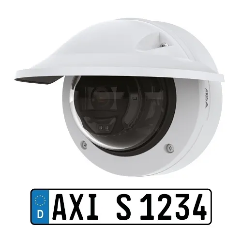 AXIS P3265-LVE-3 P32 Series License Plate Verifier Dome IP Camera, 3.4-8.9mm Lens