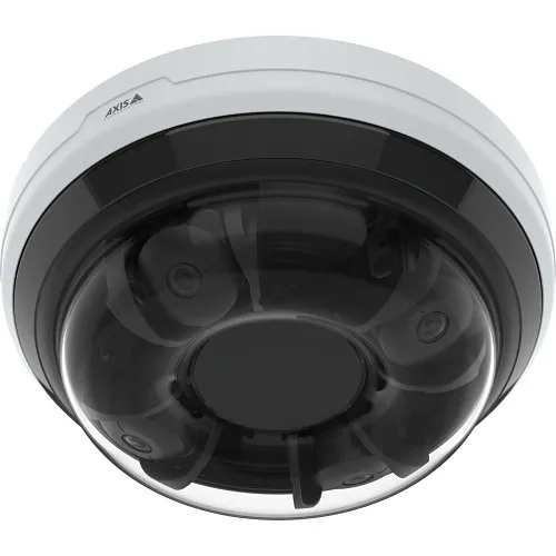 AXIS P3747-PLVE 4x5MP Multidirectional Panoramic Camera with AI Analytics, 3.18-7.42mm Lens, IK10, IP66