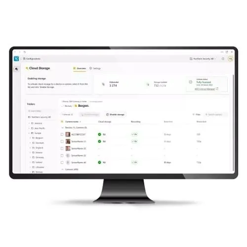 AXIS 03148-001 Camera Station Cloud Storage License, 1-Year