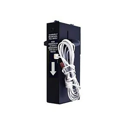 LiftMaster 041A6102 Power Door Lock 4-Piece Kit, Includes (1) Power Door Lock, (2) Installation Screws, and (1) Mounting Template