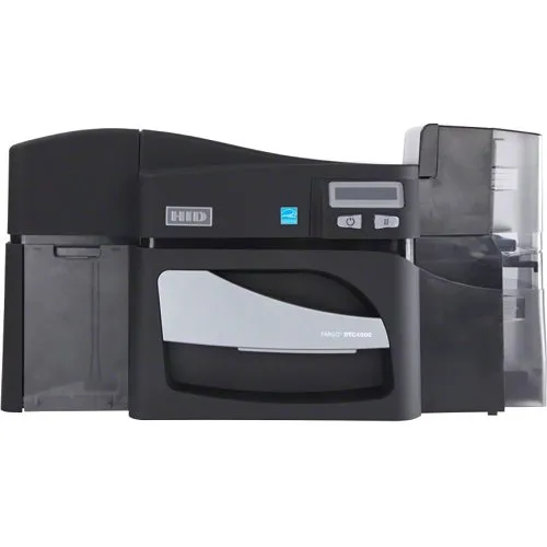HID FARGO DTC4500E Double-SidedID Card Printer, Single-Sided Lamination, Ethern/USB