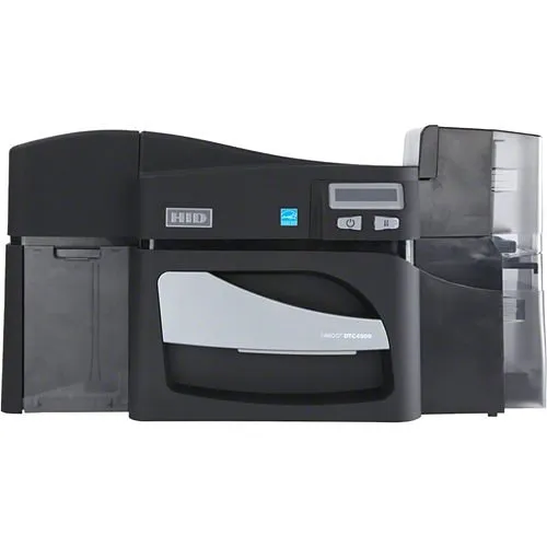 HID FARGO 055500 DTC4500e Dual-Sided ID Card Printer with Dual-Sided Lamination, (Replaces 55516)