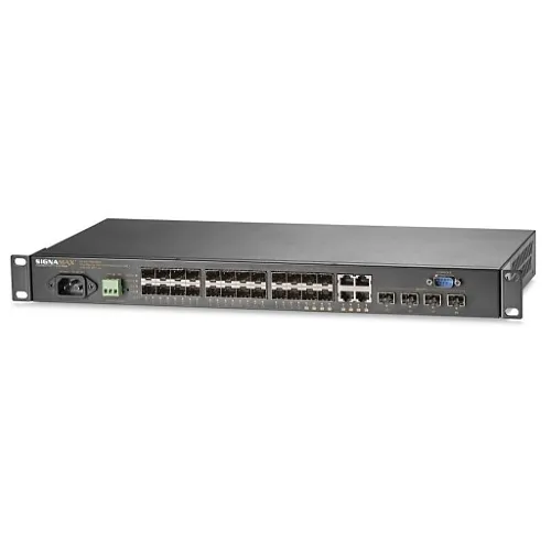 Signamax 065-7890FSFPDP 24-Port 100/1000 Managed Layer 2+ SFP Switch Plus 10 GbE SFP+ Ports