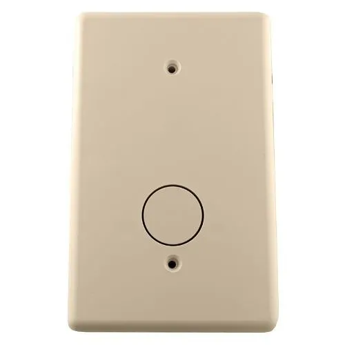 GRI 0843AL Pool Alarm Plastic All-Wheater Button Surface Mount, Almond