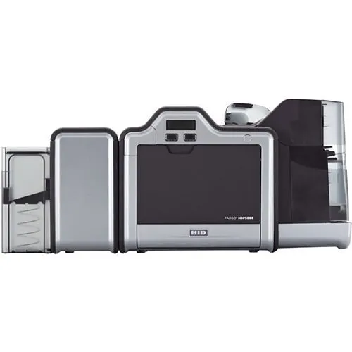 HID FARGO 089600 HDP5000 Single Sided Desktop Direct Thermal/Thermal Transfer Printer - Color - Card Print - Ethernet - Usb