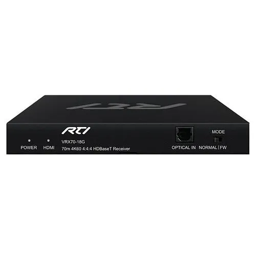 RTI VRX70-18G 4K HDBaseT Receiver