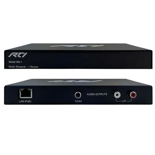 RTI 10-210832-17 PoE Music Streamer, 24Bit, 192 kHz