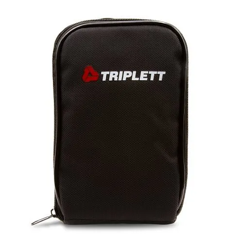 Triplett 10-4295 Universal Case for Standard or Compact Multimeters and Clamp-Ons with Test Leads, Black