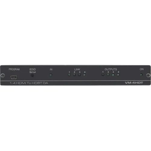 Kramer 10-80359090 VM-4HDT 1:4 4K60 4:2:0 Wired HDMI to Long-Reach HDBaseT DA Video Extender Transmitter