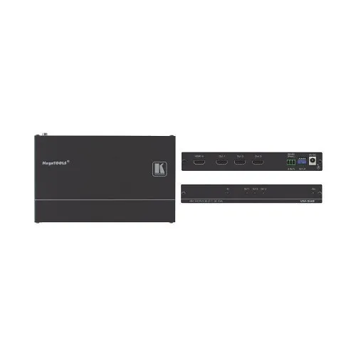 Kramer 10-804080290 VM-3H2 1:3 4K, 60 4:4:4 HDCP 2.2 HDMI 2.0 DA, Audio/Video Distribution Amplifier
