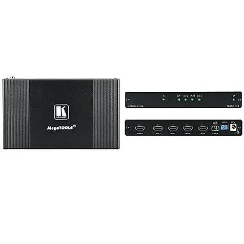 Kramer 10-80408090 VM-4H2 1:4 4K HDR HDMI Distribution Amplifier