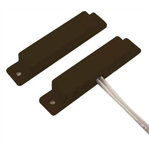 GRI 100-12WG-B 100 Series Wide Gap Miniature Surface Mount Switch Set, Flanged, Closed, N/O, A, Brown